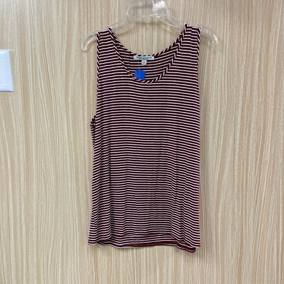 Green Envelope Red Stripe Top Size M - Picture 1 of 4